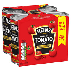 HEINZ front can shot showcasing label and serving suggestion for quick comfort