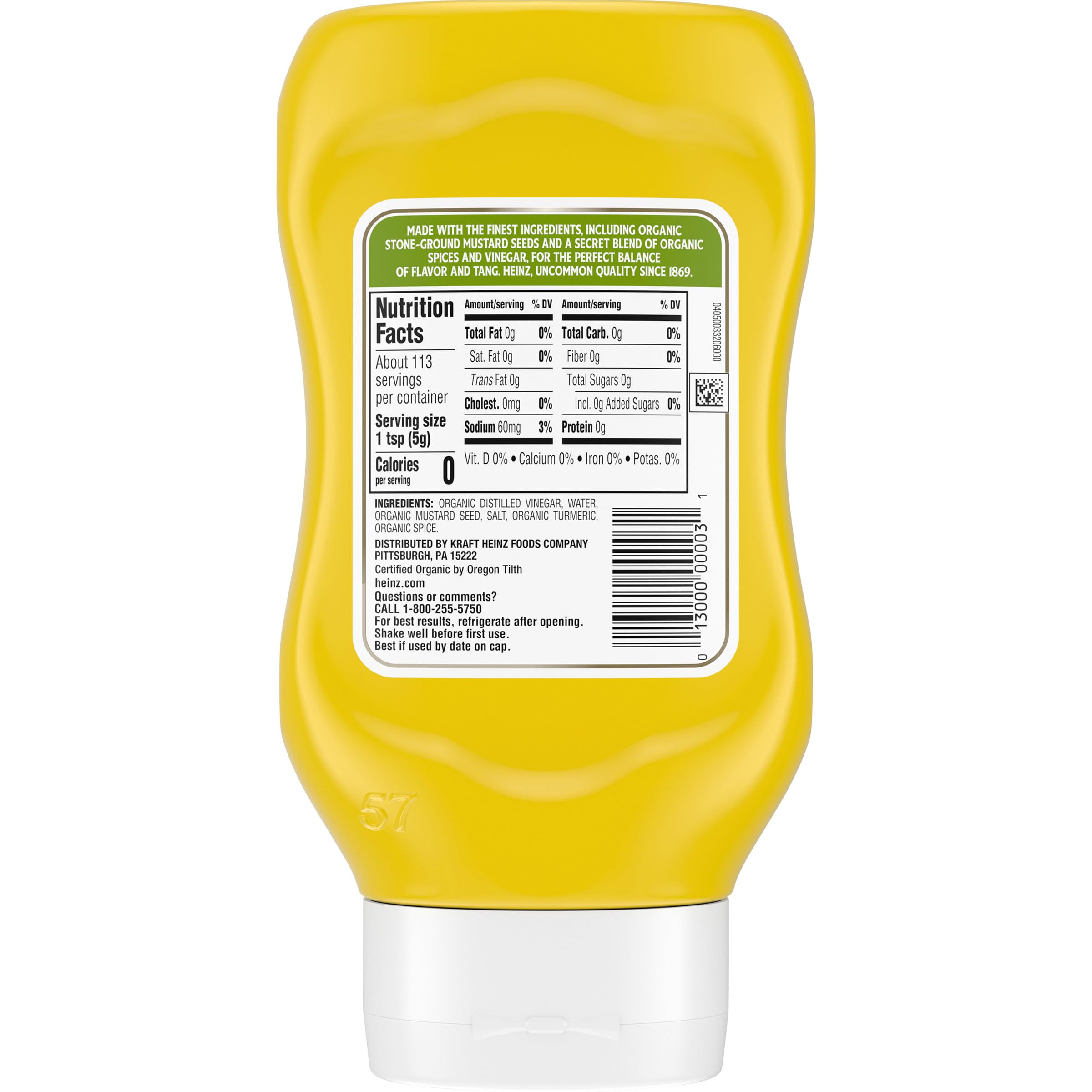HEINZ close-up of smooth yellow mustard texture highlighting spreadable consistency