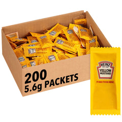 HEINZ front view of packet bundle showing brand and portion convenience