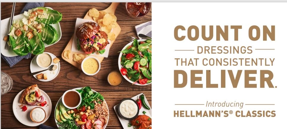 Hellmann's close-up blue cheese chunks highlighting authentic texture
