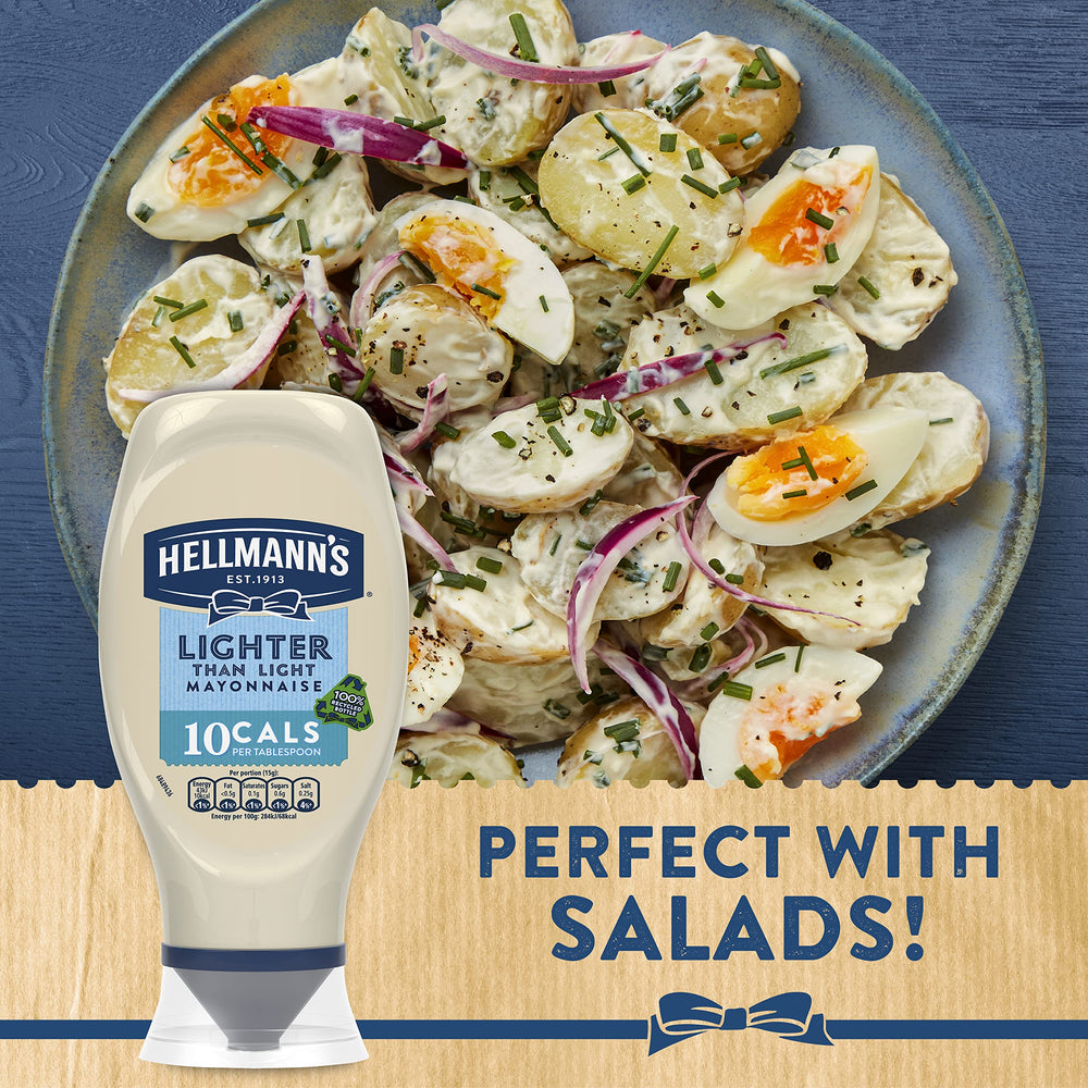 Hellmann's jar on fridge shelf demonstrating convenient chilled storage