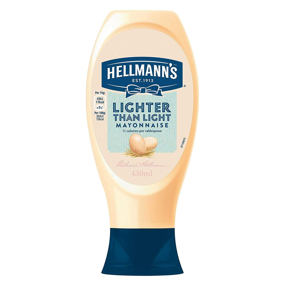 Hellmann's front pack 430ml showing jar and label for recognizable quality