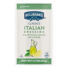 Hellmann's front packaging showing 102-count box and branding benefits