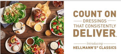 Hellmann's pouring close-up from jug illustrating smooth olive oil texture and easy portioning