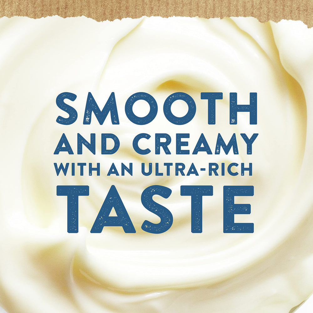 Hellmann's jar contents close-up showing creamy texture for dips and dressings