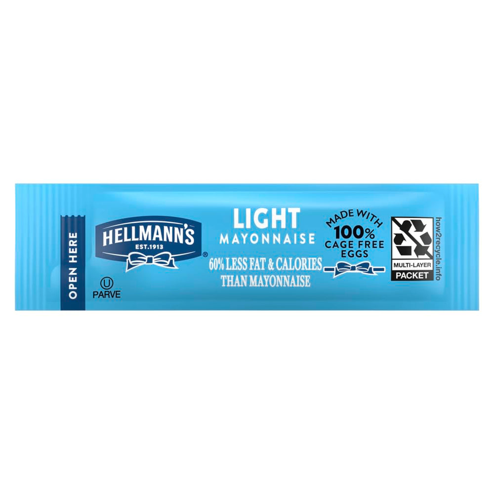 Hellmann's front packaging showing 210-count carton and label, guarantees brand trust