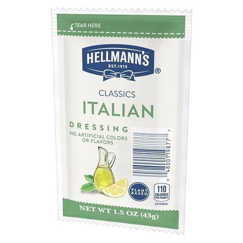 Hellmann's single 1.5-ounce packet highlighting portion control convenience
