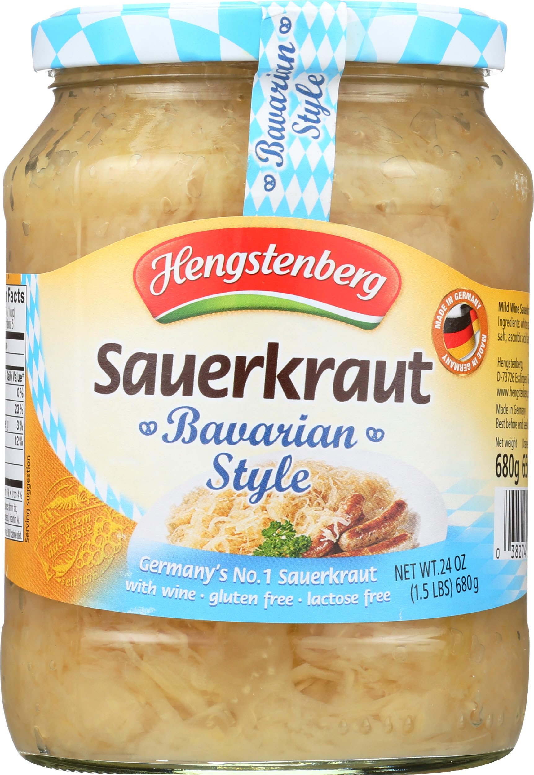 Hengstenberg front packaging showing label and product benefit of authentic taste