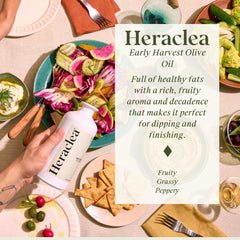 Heraclea label close-up highlighting PDO Memecik origin and quality