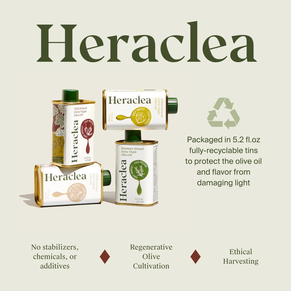 Heraclea gift box styled in a kitchen to show presentation and gifting benefit