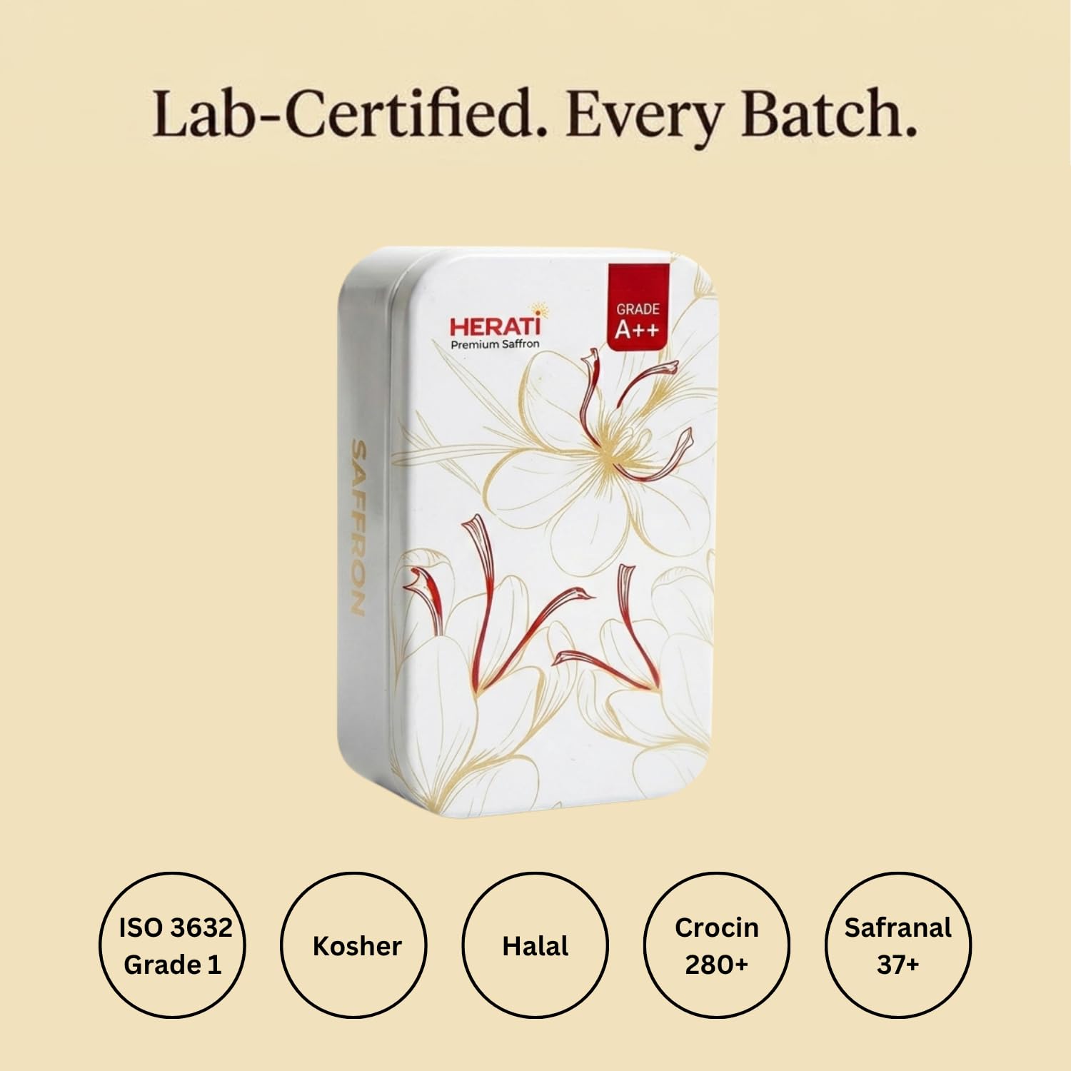 HERATI saffron threads blooming in tea showcasing aroma release and infusion