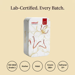 HERATI saffron threads blooming in tea showcasing aroma release and infusion