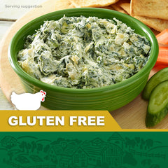 HERB-OX crumbled over roasted chicken demonstrating easy seasoning and flavor boost