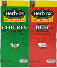 Herb-Ox front packaging bundle showing 100 packets and both flavors for convenience