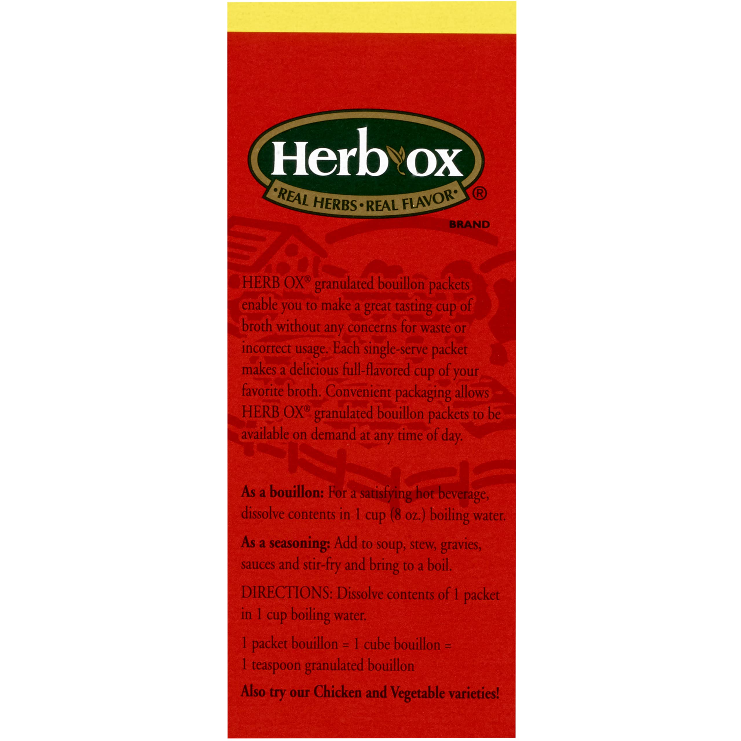 Herb-Ox bowl of broth in lifestyle setting illustrating comforting low-sodium flavor