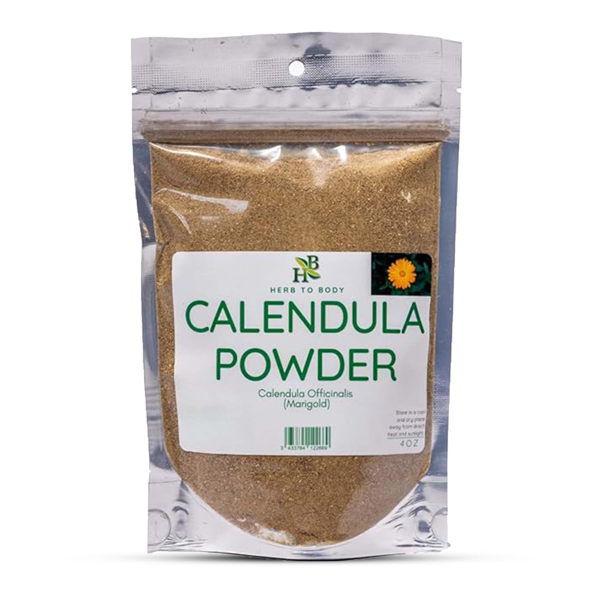 Herb To Body front pouch showing product labeling and size benefits