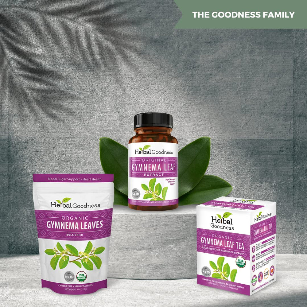 Herbal Goodness product label and certifications displaying USDA organic trust