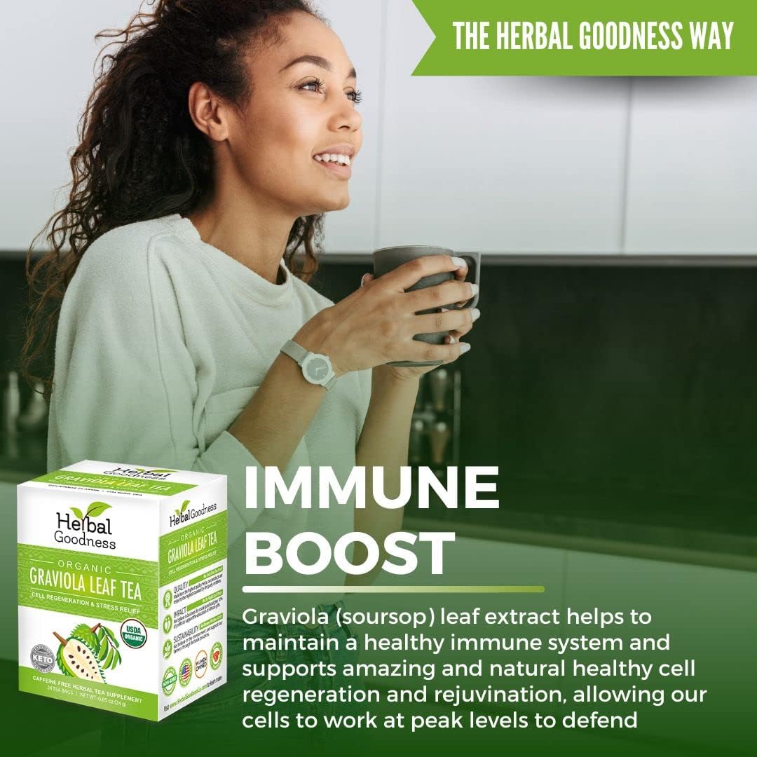 Herbal Goodness ingredient label showing USDA organic certification