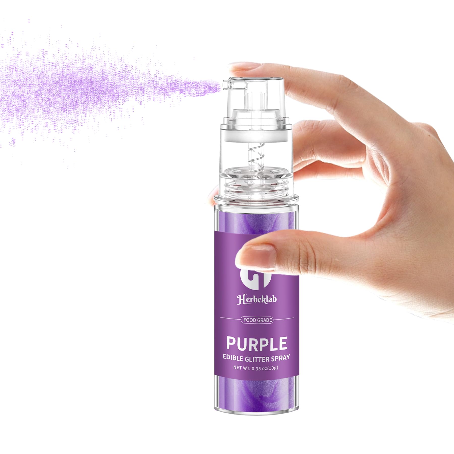 Herbeklab spray pump nozzle close-up demonstrating easy, controlled application