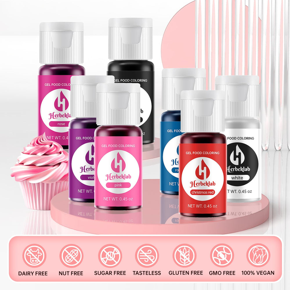 Herbeklab squeeze tip dispensing gel for precise color control