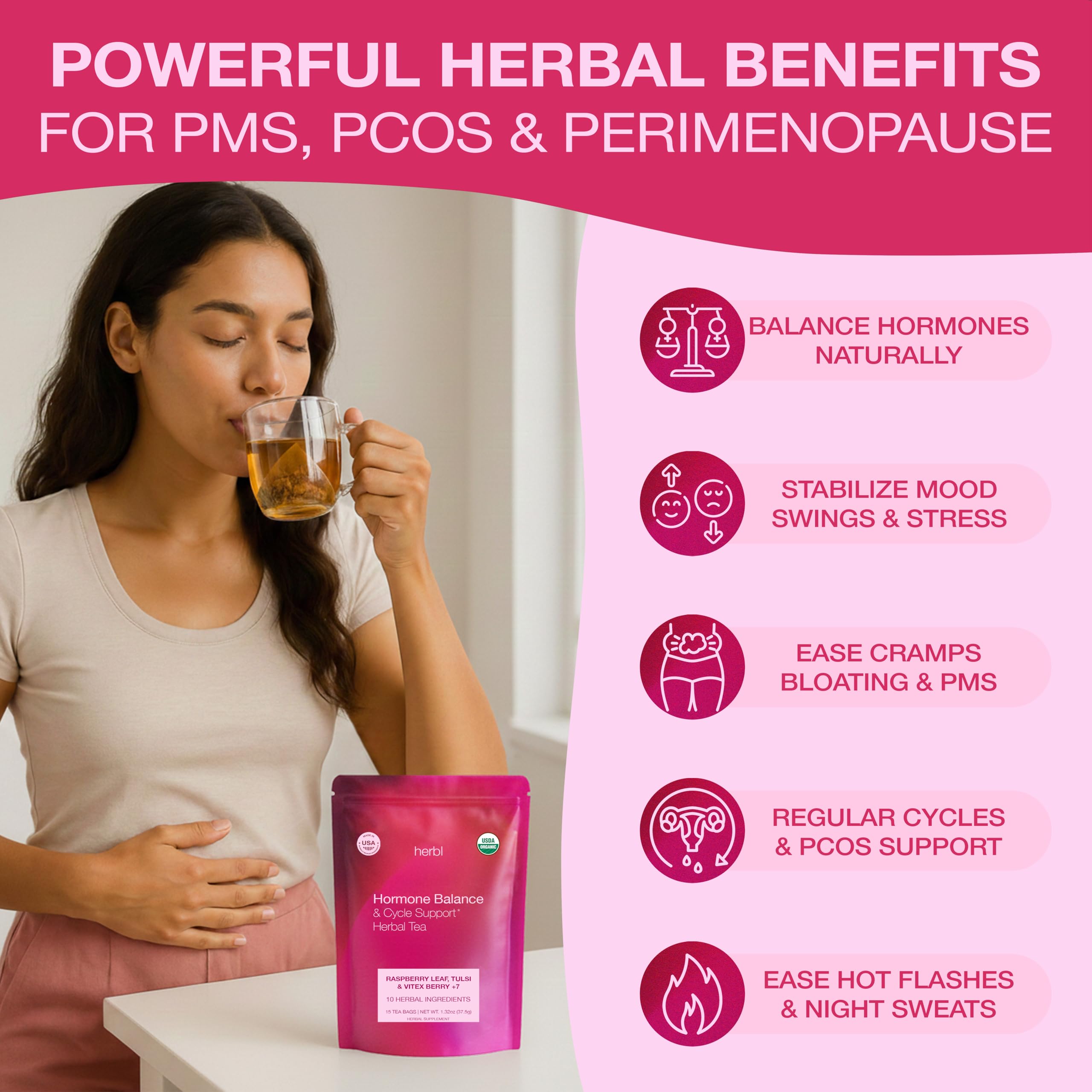 herbl vitex berry detail emphasizing hormone rhythm support