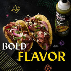 HERDEZ Cilantro Lime close-up of sauce texture highlighting cilantro flecks and roasted tomato depth
