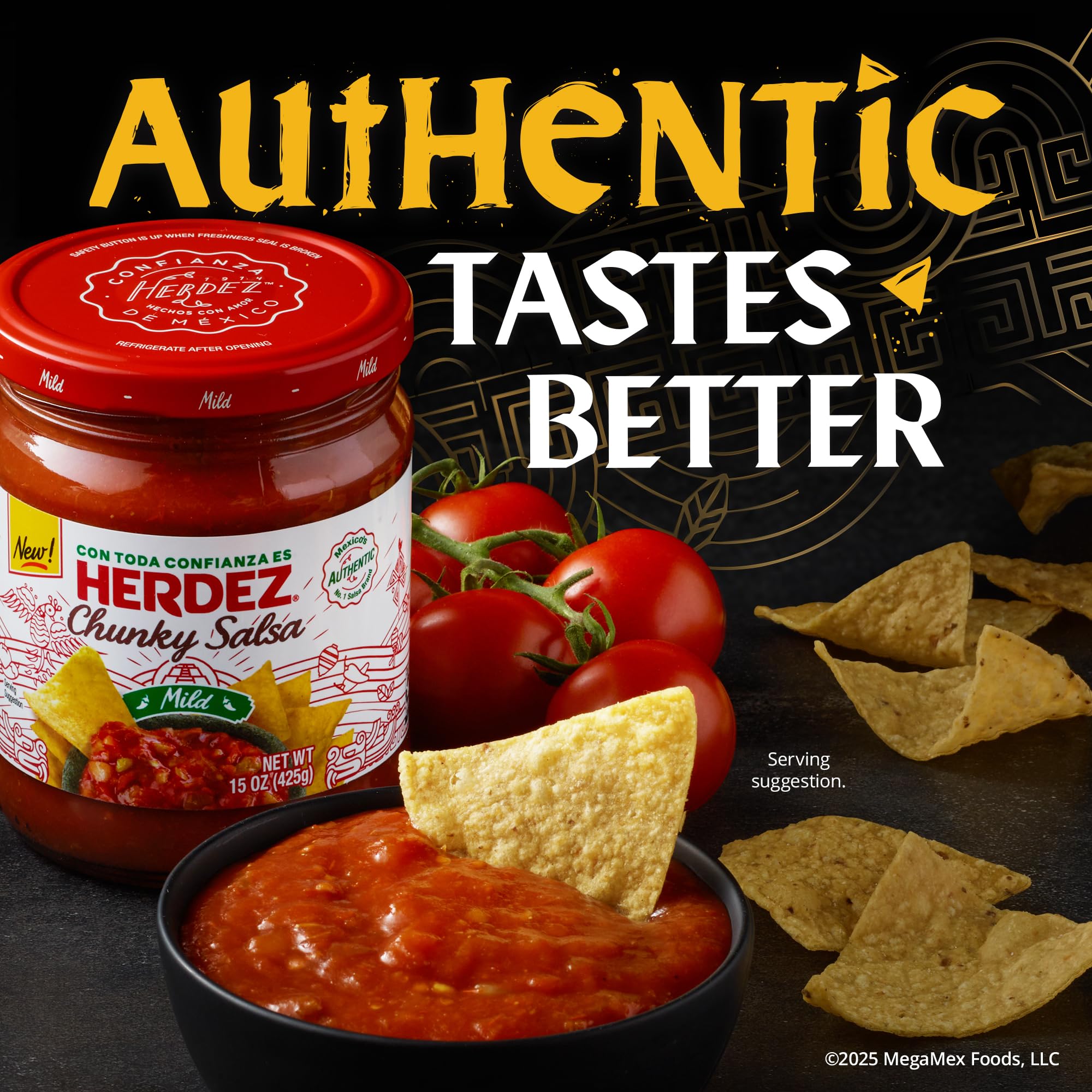 Fresh tomato and chiles close-up for Herdez showing authentic ingredients