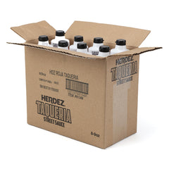 Herdez Roja front packaging showing 9 oz squeeze bottle and label for authentic flavor