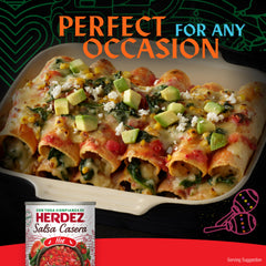 Herdez close-up smooth salsa texture highlighting consistent scoopability