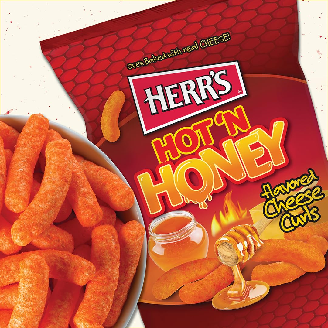 HERR'S bag packed in lunchbox for portable snack convenience