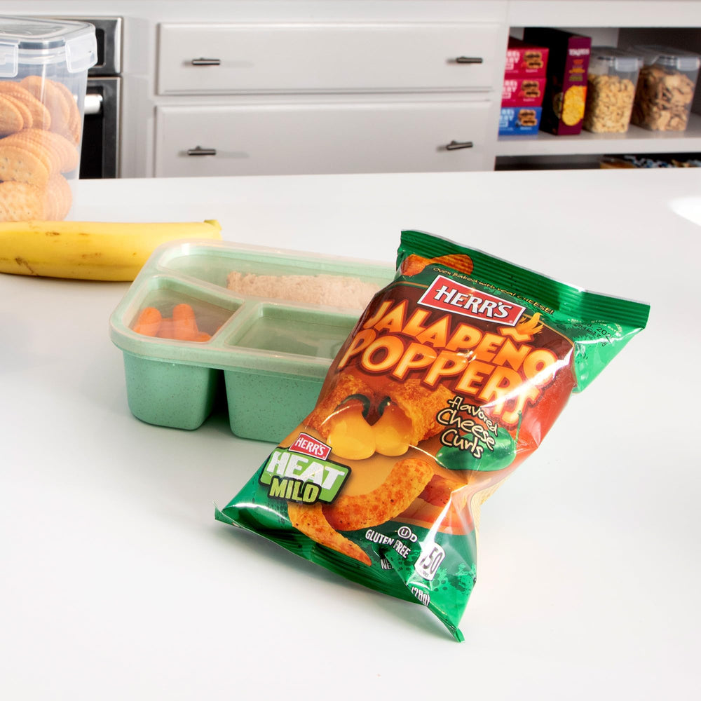 Herr's cheese curls in a bowl at a party offering easy sharing and flavor