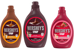 HERSHEY'S chocolate bottle front showing classic syrup for rich desserts