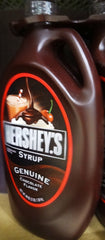 Hershey bottle front view showing label and easy-pour use