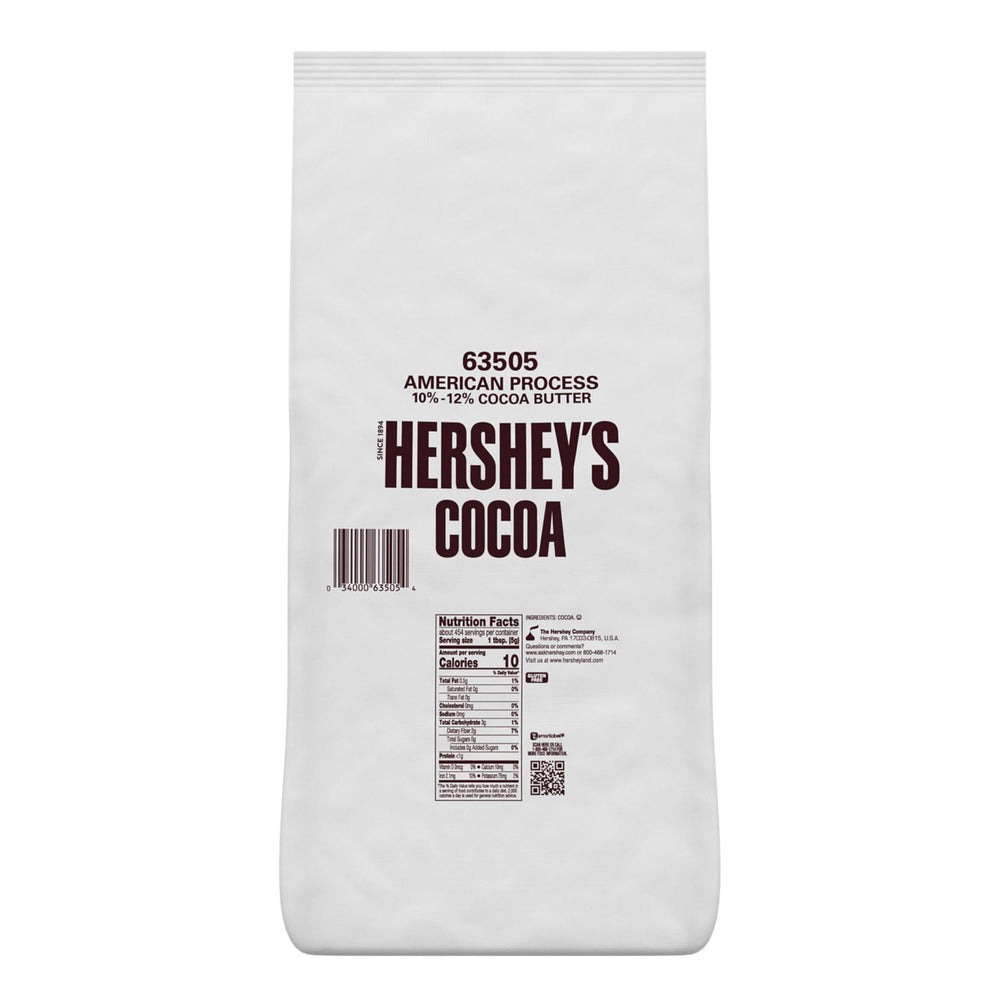 Close-up of HERSHEY'S label on bag highlighting kosher gluten-free benefit