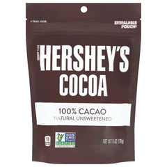 HERSHEY'S front pouch showing label and clear cocoa identity for recipe accuracy