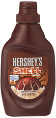 Hershey's shell topping front bottle showing label and size for quick identification and convenience