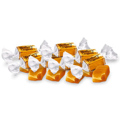 HERSHEY'S Werther melted for baking, shows easy sauce preparation