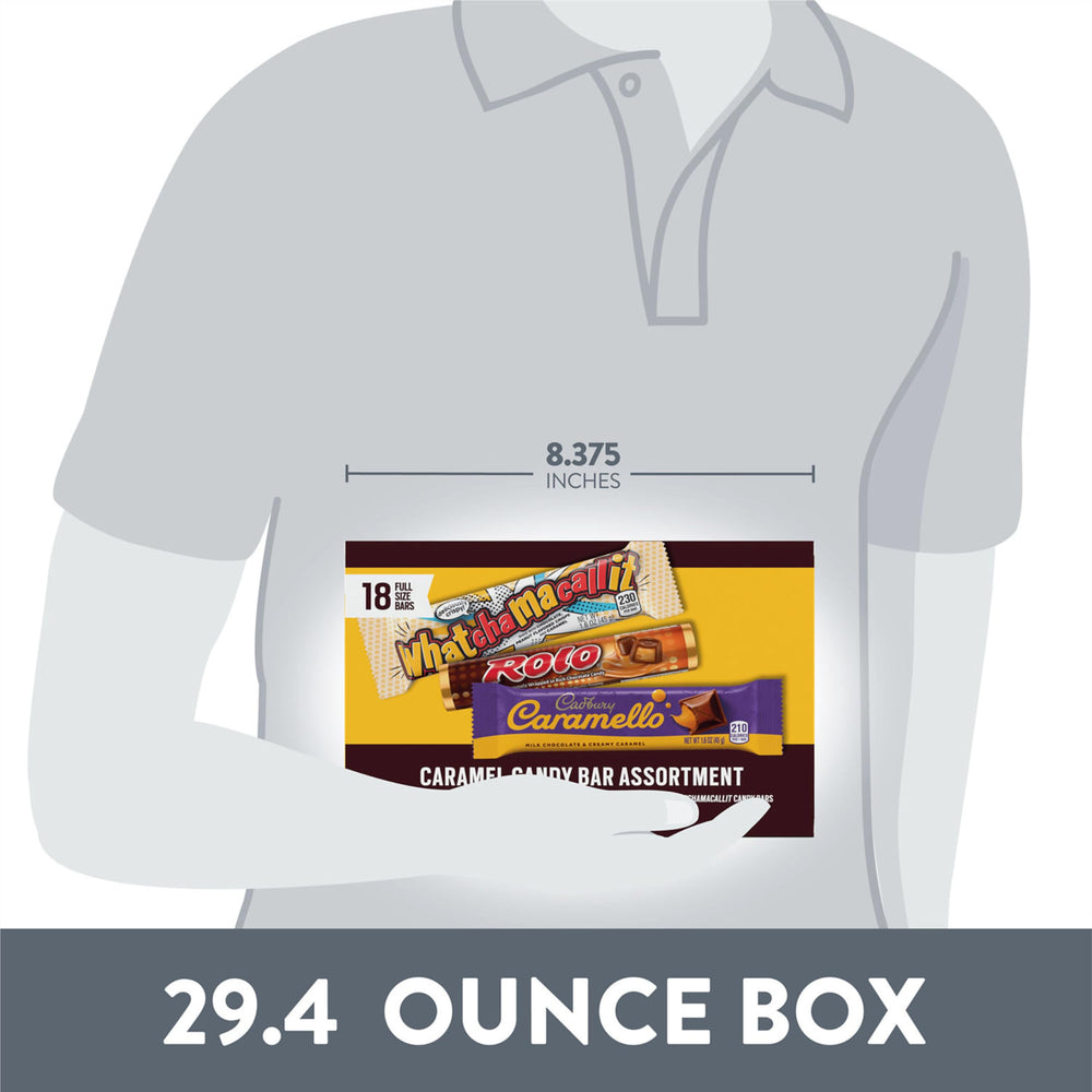 HERSHEY'S WHATCHAMACALLIT bar cross-section showing crisp texture and flavor contrast