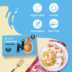 Hethstia Chicken flavor bag close-up highlighting seasoning packet and convenience