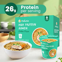 Close-up of Hethstia noodle texture highlighting non-fried, lower-fat noodles