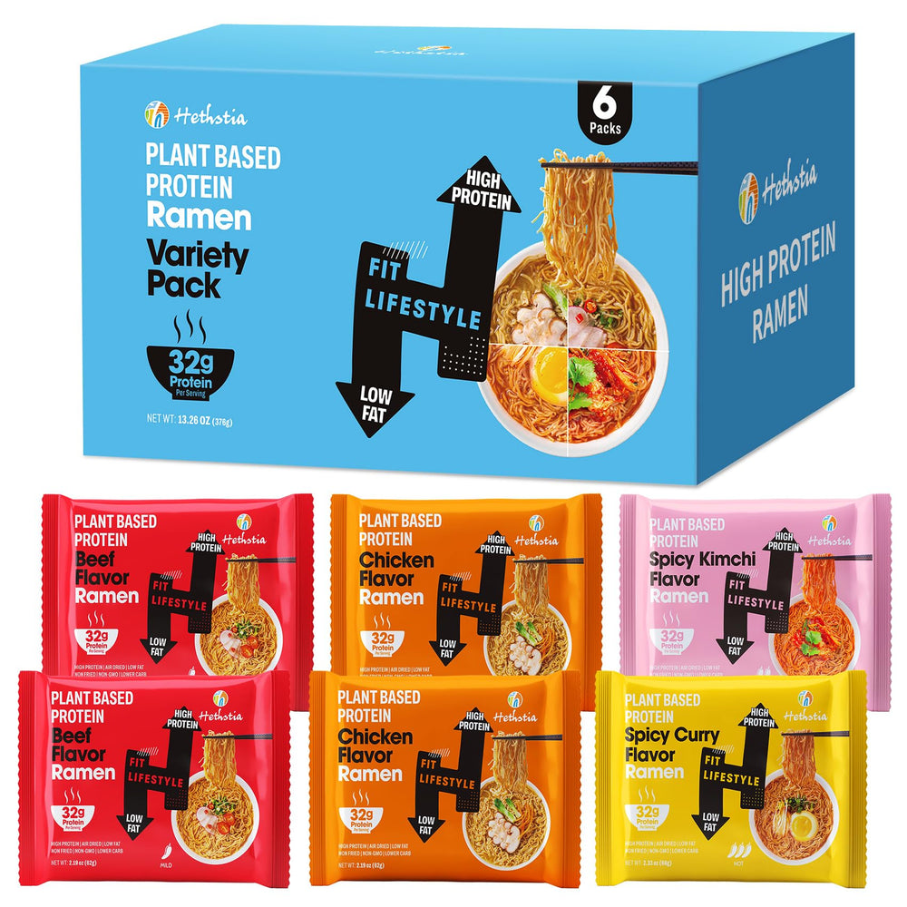 Hethstia front packaging 6-pack showing variety and convenience
