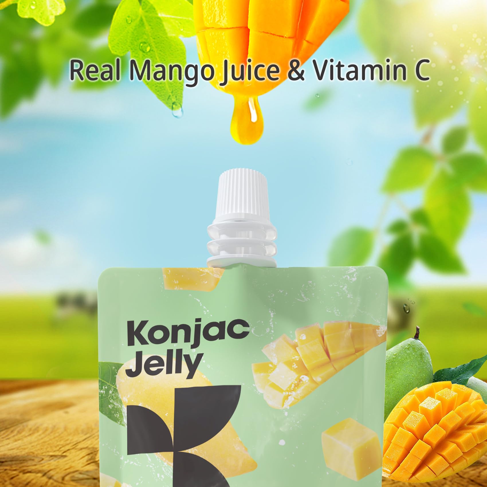 Hethstia mango pouch inside a lunchbox for convenient snacking