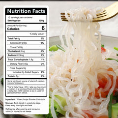 Hethstia open pouch drained noodles ready to rinse for quick prep