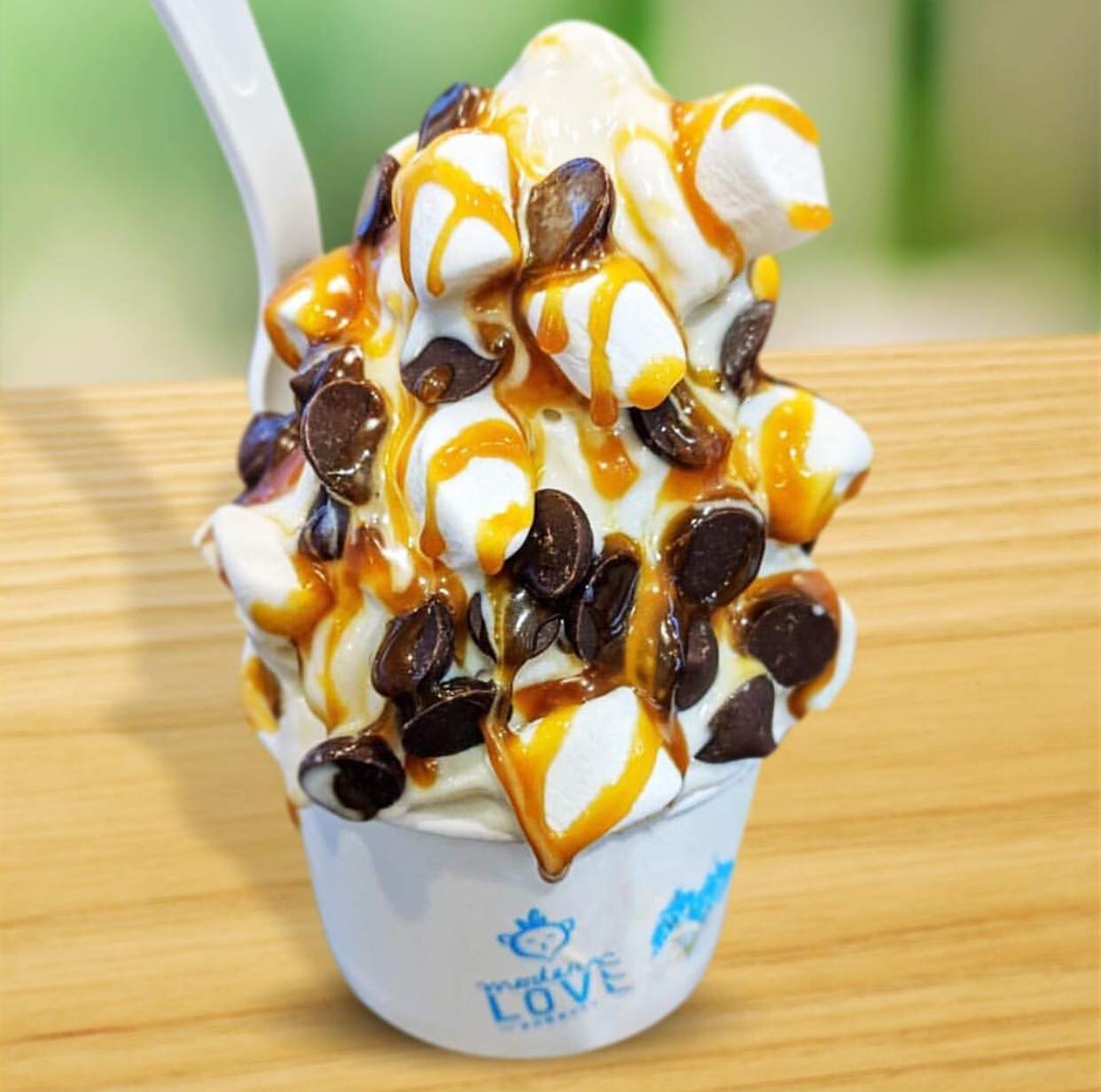 Hey Boo caramel drizzled on pancakes highlighting breakfast flavor upgrade