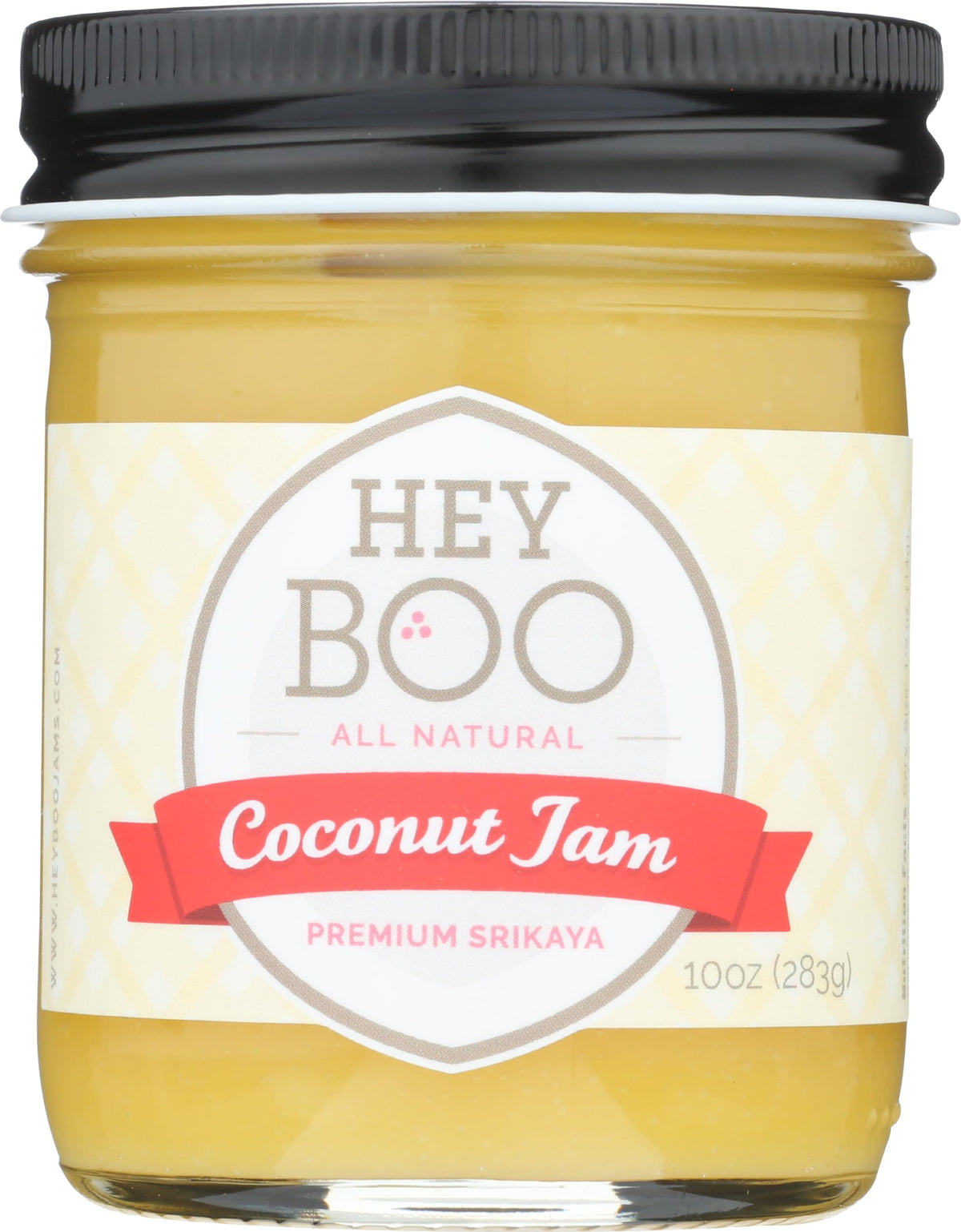 Hey Boo front packaging jar showing label and 10 oz size for clear purchase decision