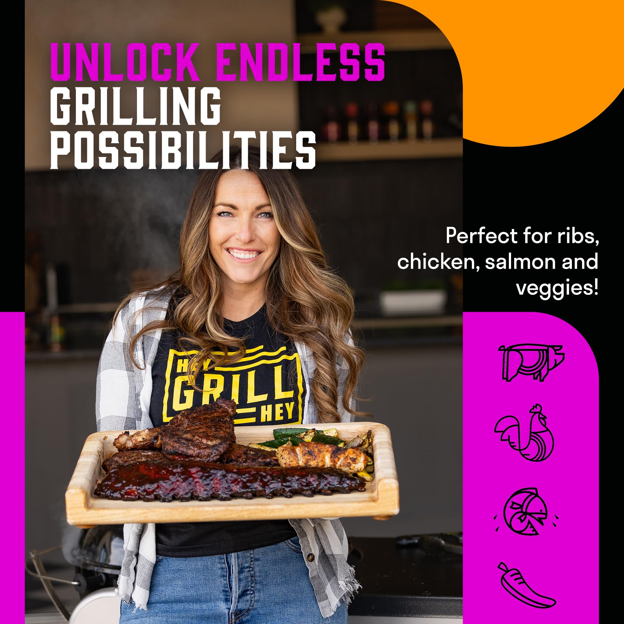 Hey Grill Hey drizzle over ice cream adding decadent sweet smoky contrast