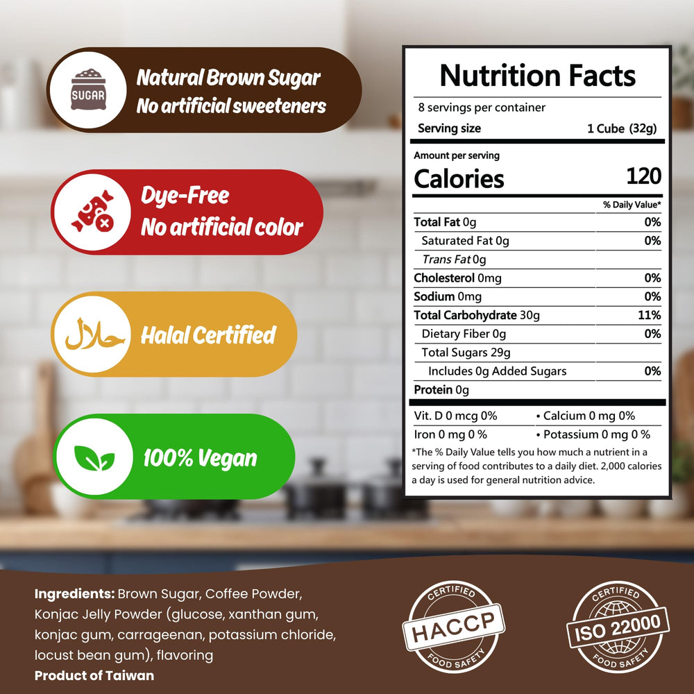 HeySweet kitchen lifestyle with jelly and drinks suggesting café-quality results