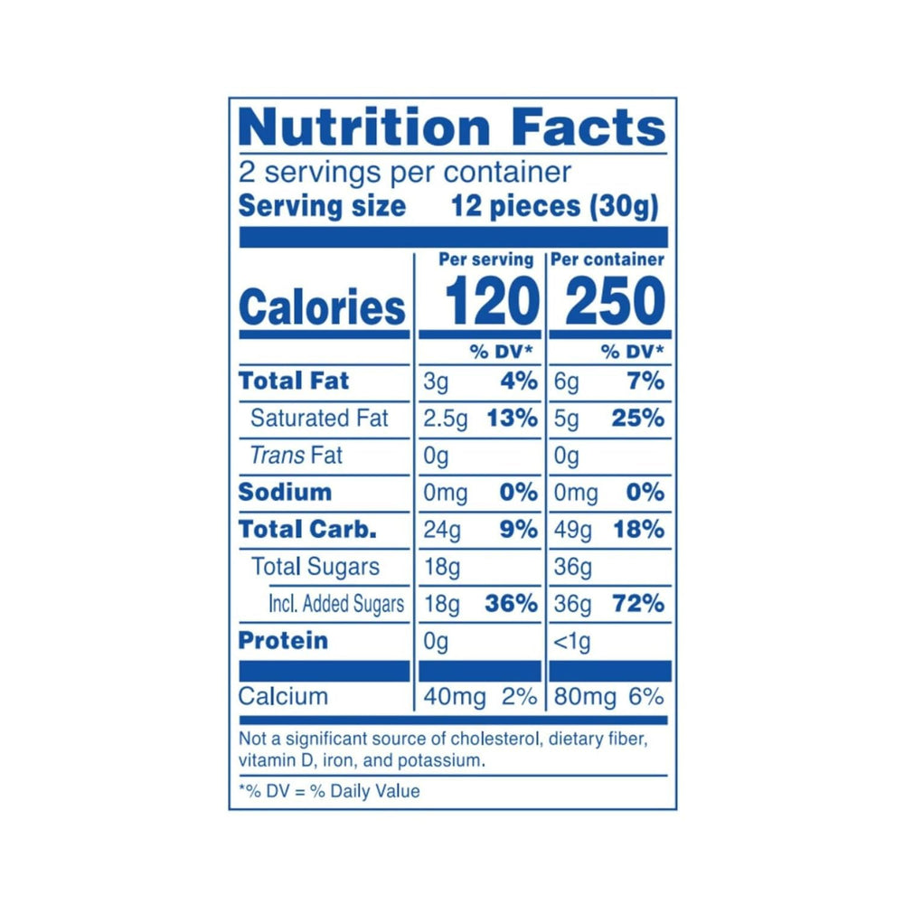 HI-CHEW beside a coin showing bag size and portion convenience