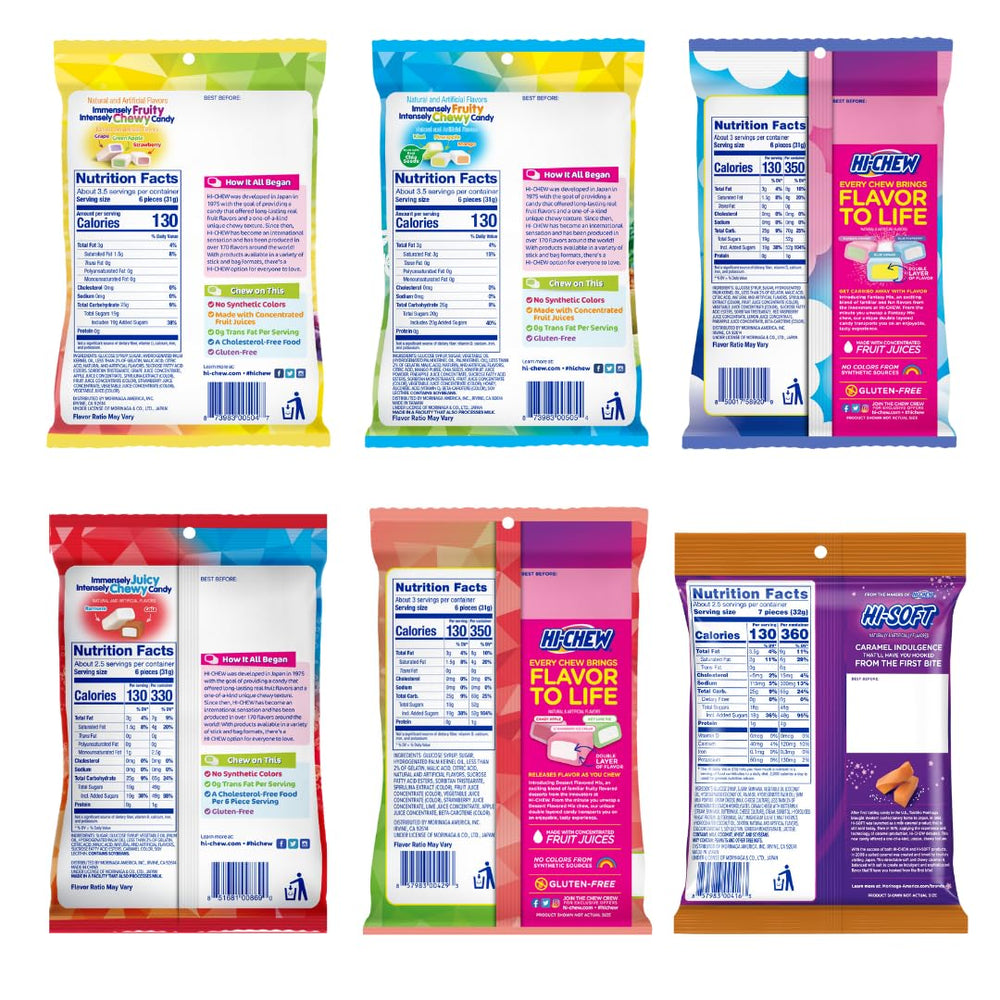 HI-CHEW close-up of double-layer chew revealing texture and extended flavor release benefit