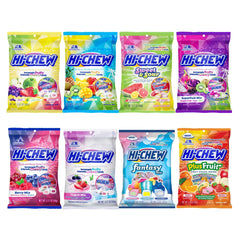 HI-CHEW front packaging showing variety mix for quick shelf recognition